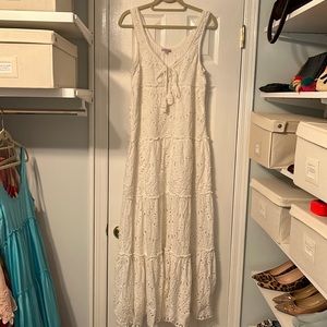 Calypso St. Barth eyelet maxi dress